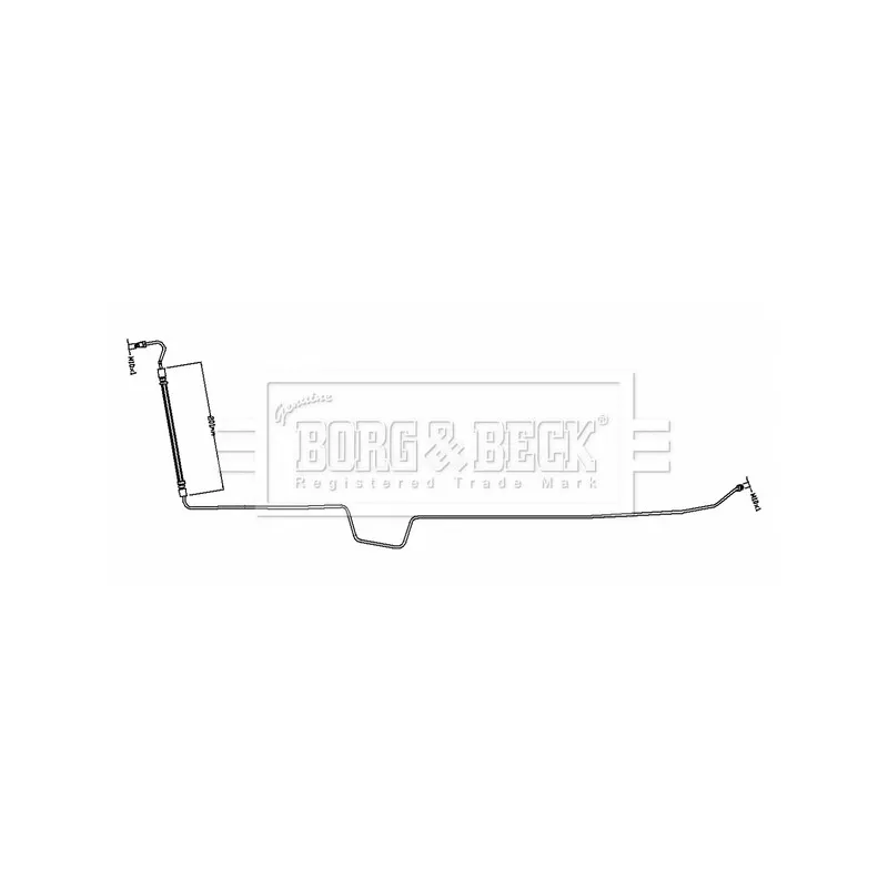 Flexible de frein BORG & BECK BBH8797