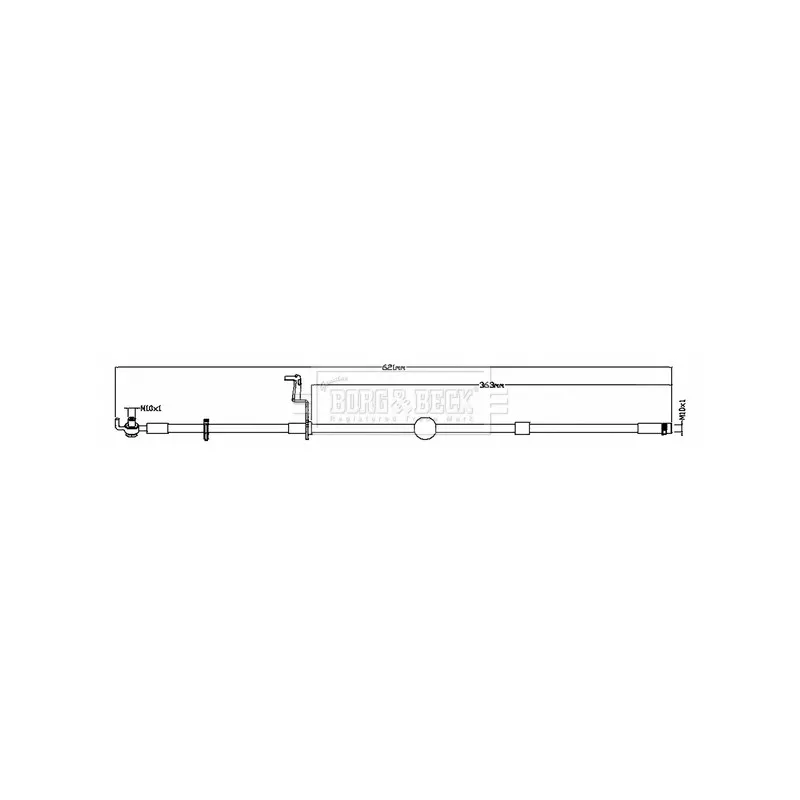 Flexible de frein BORG & BECK BBH8801