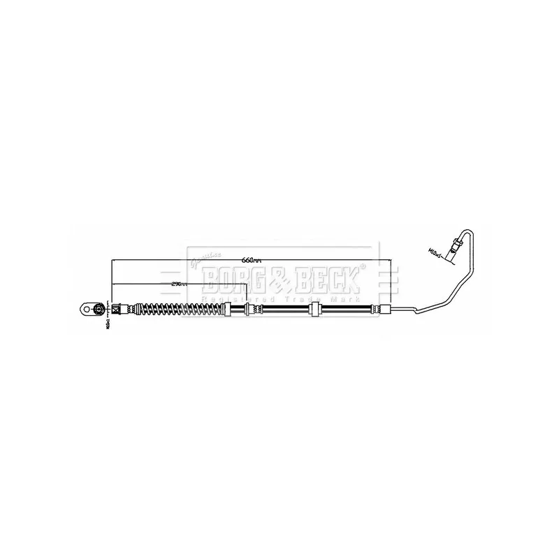 Flexible de frein BORG & BECK BBH8802