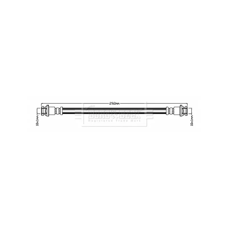 Flexible de frein BORG & BECK BBH8811