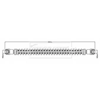 Flexible de frein BORG & BECK BBH8812
