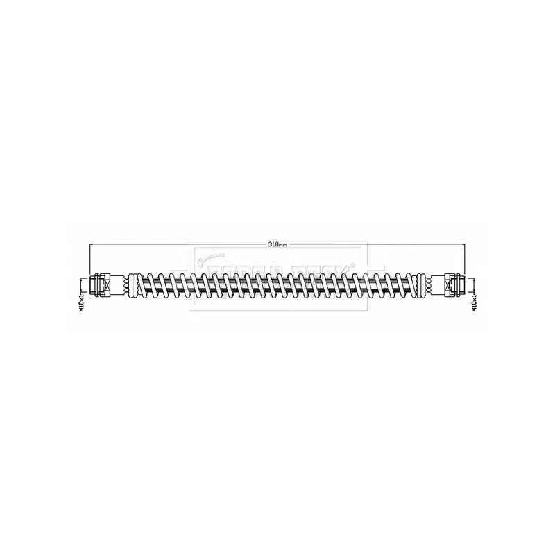Flexible de frein BORG & BECK BBH8812