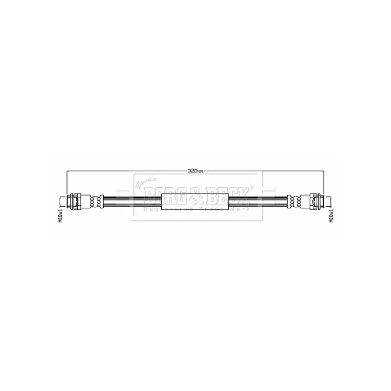 Flexible de frein BORG & BECK BBH8813