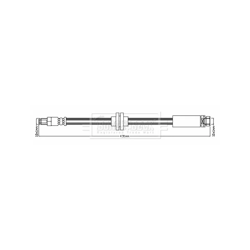 Flexible de frein BORG & BECK BBH8814