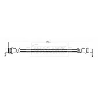 Flexible de frein BORG & BECK BBH8818