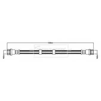 Flexible de frein BORG & BECK BBH8819
