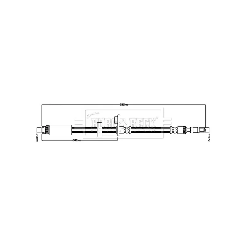 Flexible de frein BORG & BECK BBH8822