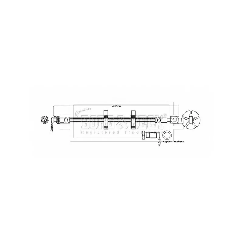 Flexible de frein BORG & BECK BBH8828