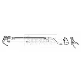 Flexible de frein BORG & BECK