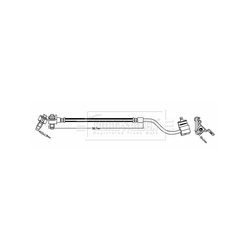 Flexible de frein BORG & BECK BBH8832