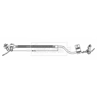 Flexible de frein BORG & BECK BBH8833