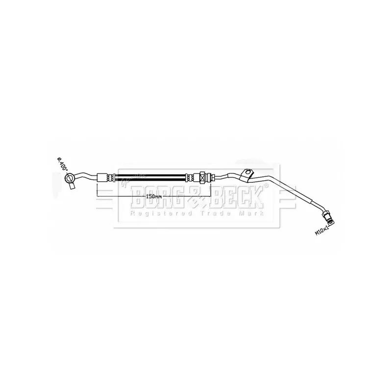 Flexible de frein BORG & BECK BBH8835