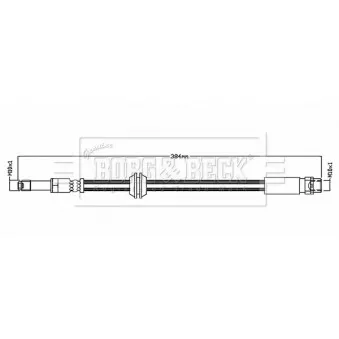 Flexible de frein BORG & BECK BBH8838