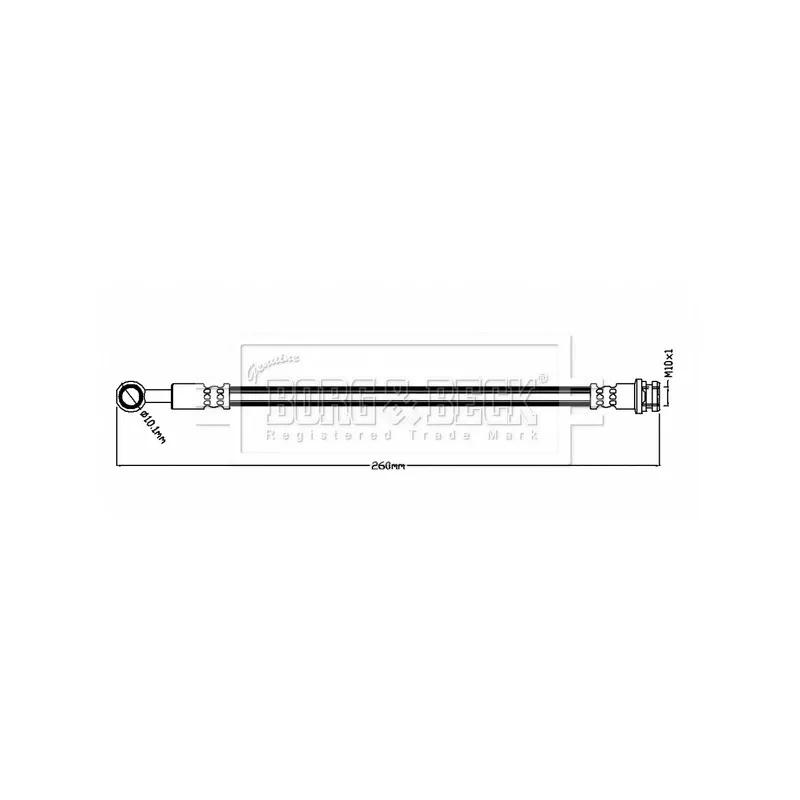Flexible de frein BORG & BECK BBH8846