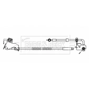 Flexible de frein BORG & BECK BBH8850