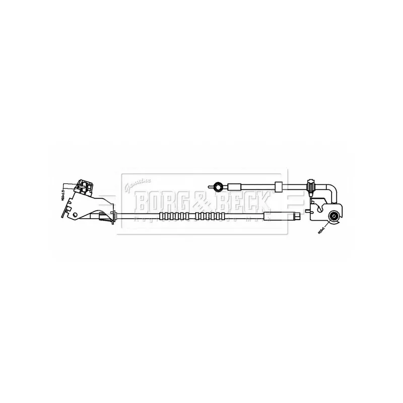 Flexible de frein BORG & BECK BBH8850