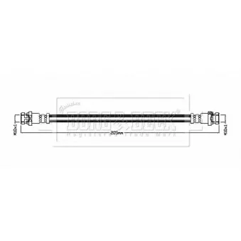 Flexible de frein BORG & BECK BBH8856
