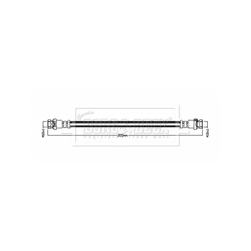 Flexible de frein BORG & BECK BBH8856
