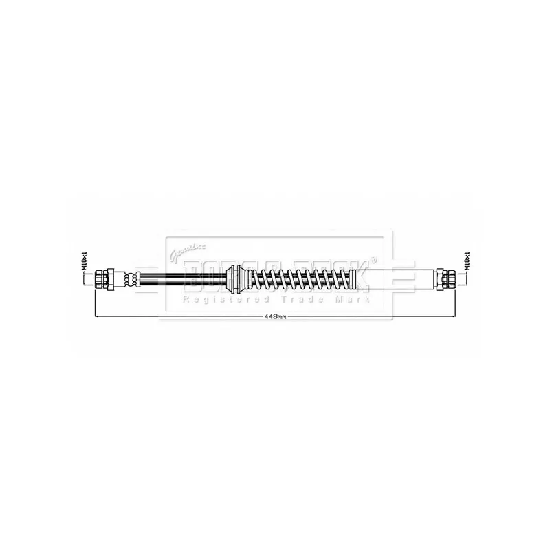 Flexible de frein BORG & BECK BBH8859