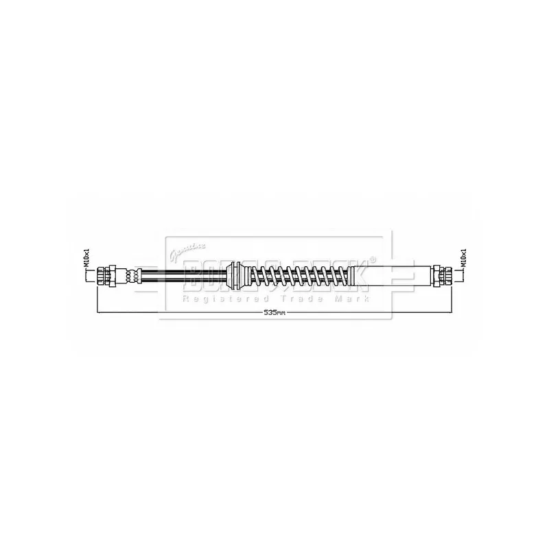 Flexible de frein BORG & BECK BBH8861