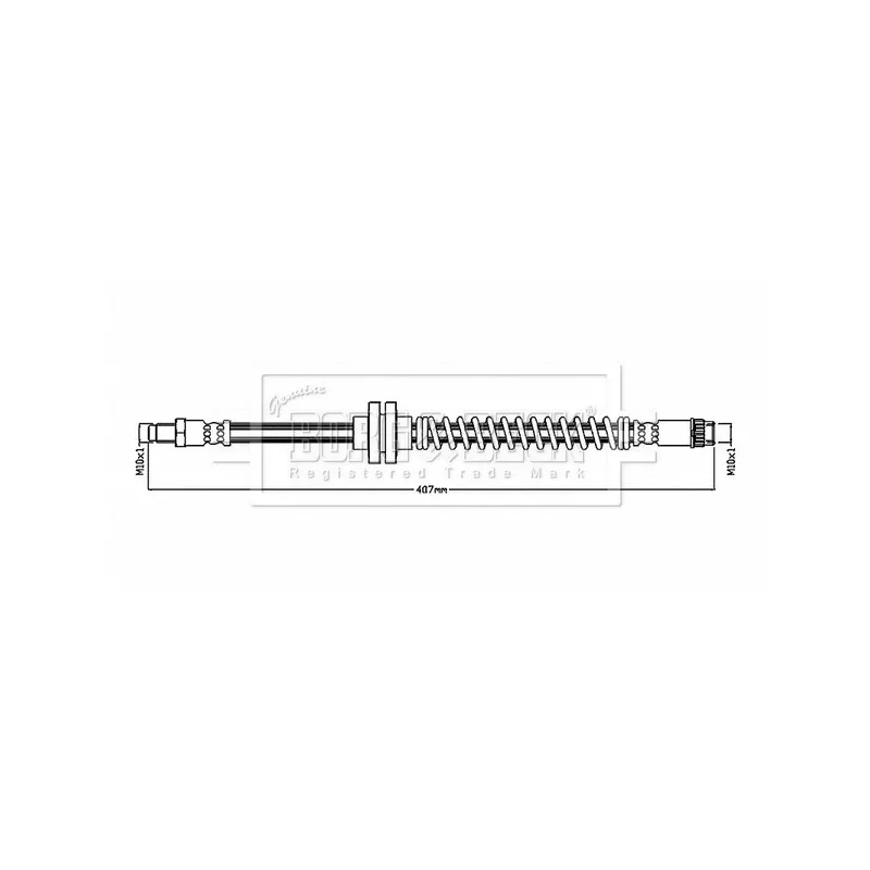 Flexible de frein BORG & BECK BBH8869