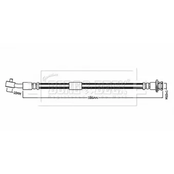 Flexible de frein BORG & BECK BBH8874