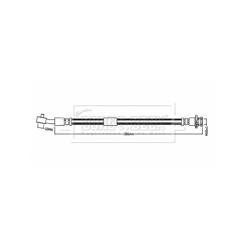 Flexible de frein BORG & BECK BBH8874