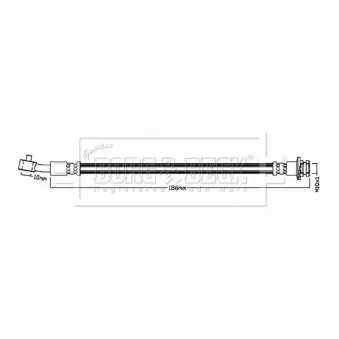 Flexible de frein BORG & BECK BBH8876