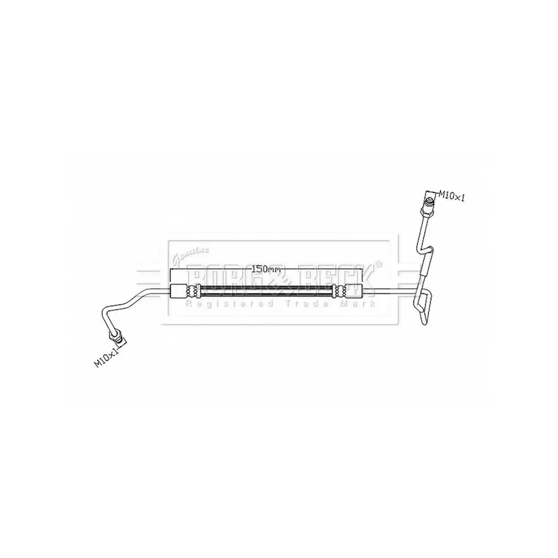Flexible de frein BORG & BECK BBH8877
