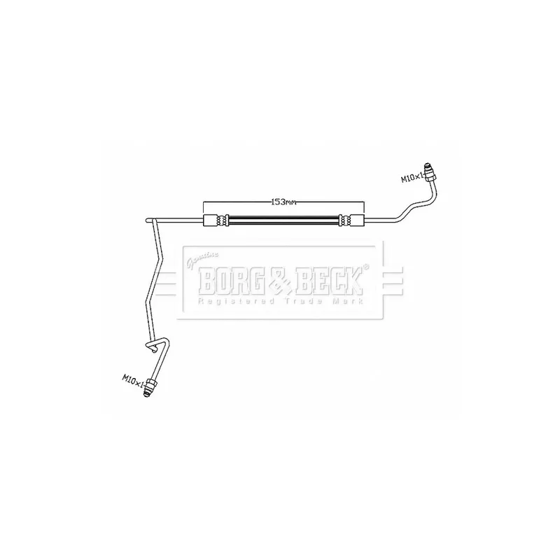 Flexible de frein BORG & BECK BBH8878