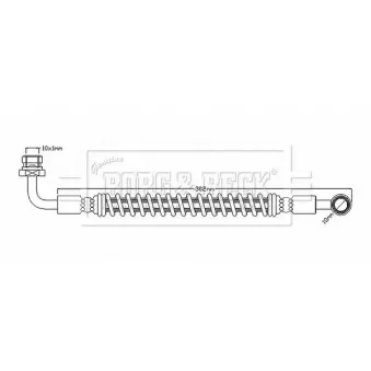 Flexible de frein BORG & BECK BBH8884