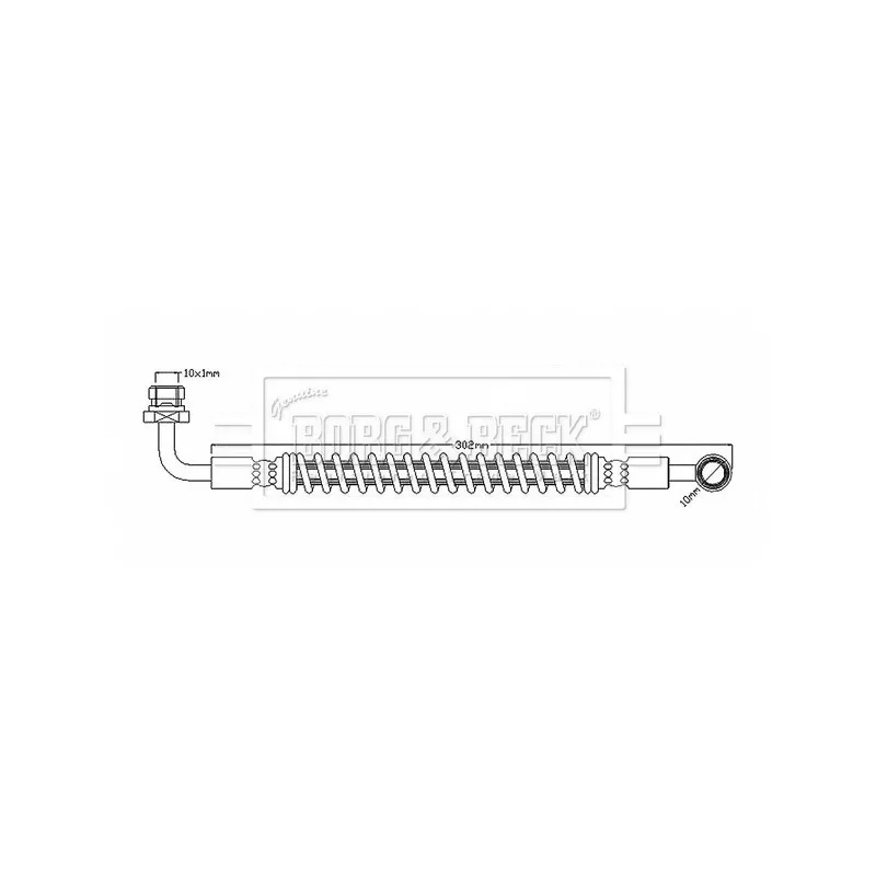 Flexible de frein BORG & BECK BBH8884