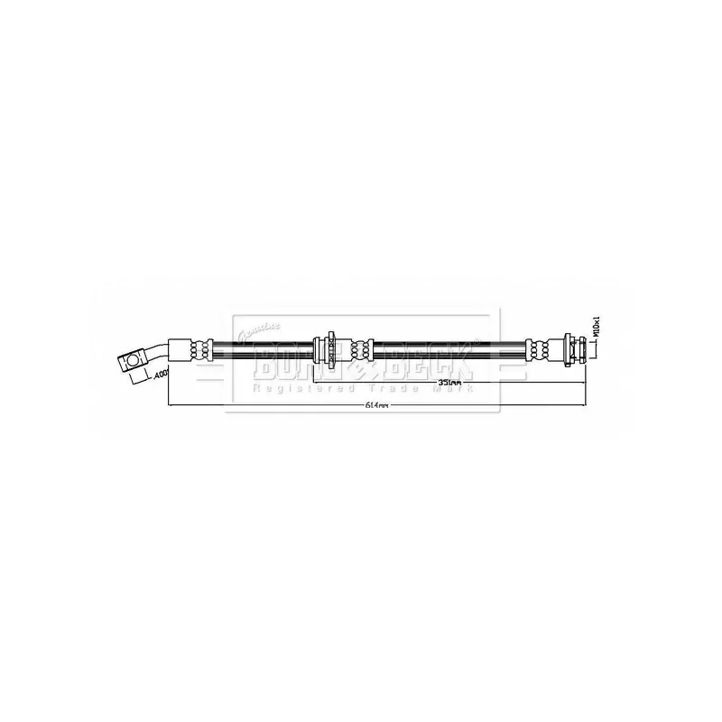 Flexible de frein BORG & BECK BBH8888