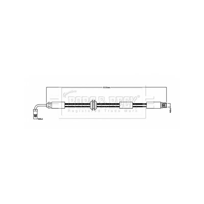 Flexible de frein BORG & BECK BBH8890