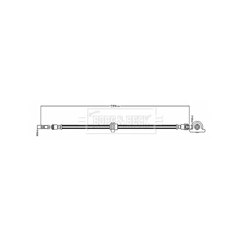 Flexible de frein BORG & BECK BBH8891