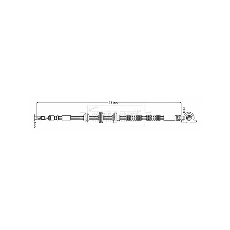 Flexible de frein BORG & BECK BBH8895