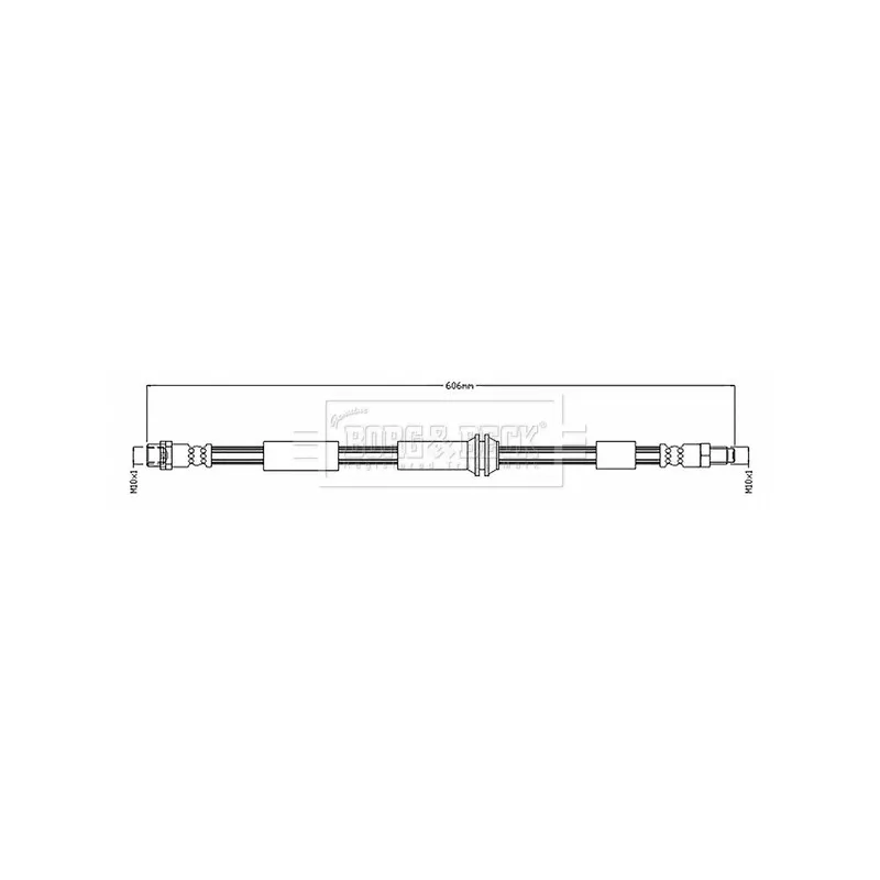 Flexible de frein BORG & BECK BBH8896