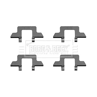 Kit d'accessoires, plaquette de frein à disque BORG & BECK BBK1220
