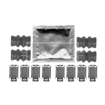 Kit d'accessoires, plaquette de frein à disque BORG & BECK BBK1259