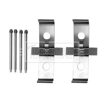 Kit d'accessoires, plaquette de frein à disque BORG & BECK BBK1279