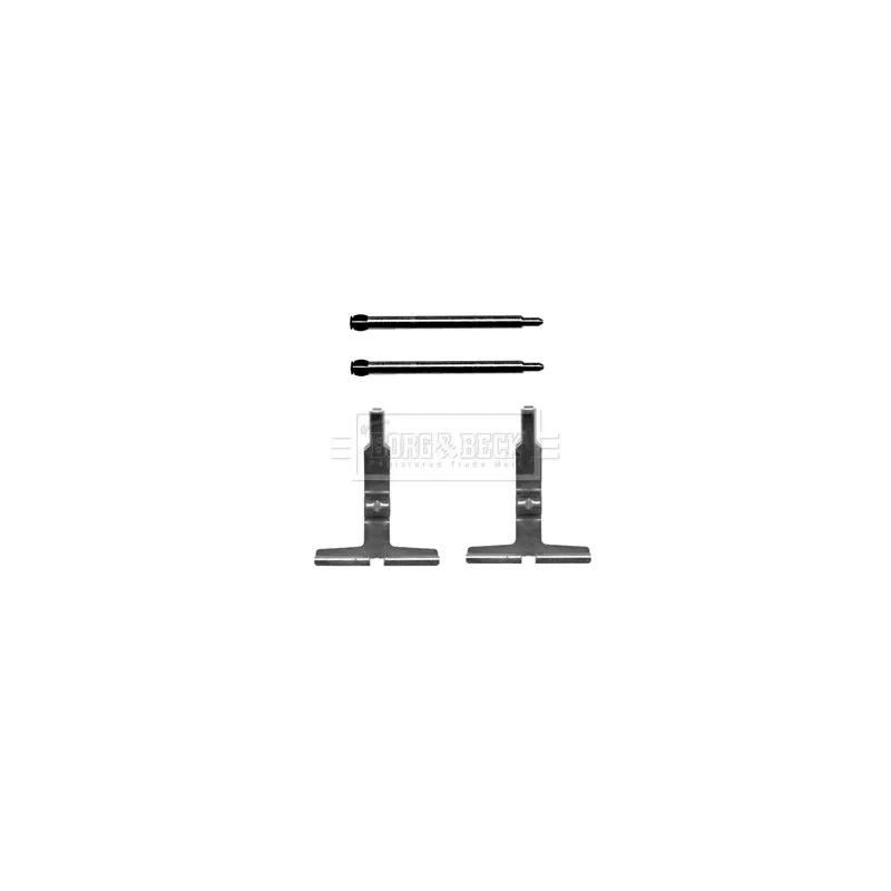 Kit d'accessoires, plaquette de frein à disque BORG & BECK BBK1366