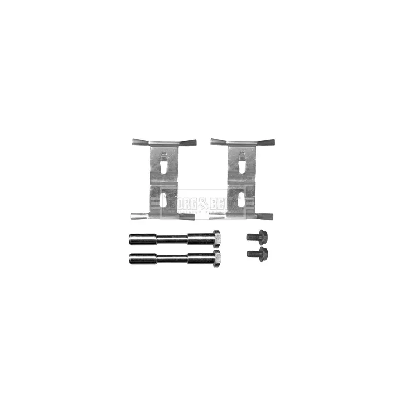 Kit d'accessoires, plaquette de frein à disque BORG & BECK BBK1419