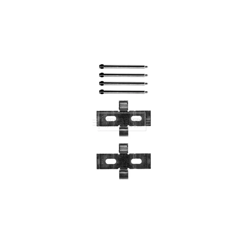 Kit d'accessoires, plaquette de frein à disque BORG & BECK BBK1433