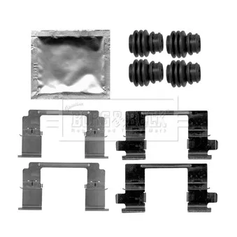 Kit d'accessoires, plaquette de frein à disque BORG & BECK BBK1520