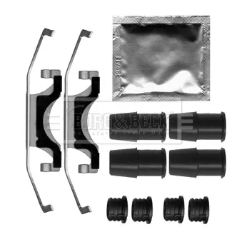Kit d'accessoires, plaquette de frein à disque BORG & BECK BBK1523