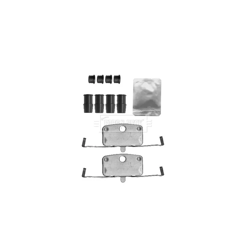 Kit d'accessoires, plaquette de frein à disque BORG & BECK BBK1559