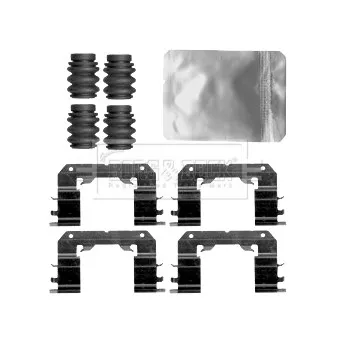 Kit d'accessoires, plaquette de frein à disque BORG & BECK