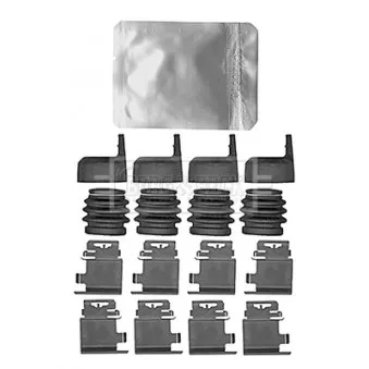 Kit d'accessoires, plaquette de frein à disque BORG & BECK BBK1594