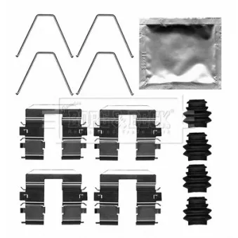 Kit d'accessoires, plaquette de frein à disque BORG & BECK BBK1657