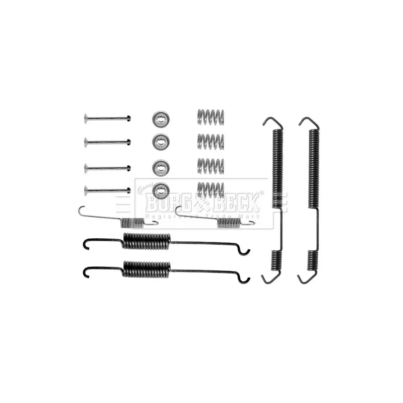 Kit d'accessoires, plaquette de frein à disque BORG & BECK BBK6083
